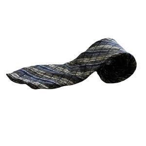 Missoni blue and gray geometric shapes silk tie
